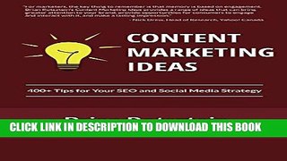 New Book Content Marketing Ideas: 400+ Tips for Your SEO and Social Media Strategy
