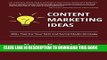 New Book Content Marketing Ideas: 400+ Tips for Your SEO and Social Media Strategy