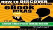 New Book How to Discover Best-Selling Nonfiction eBook Ideas - The Bulletproof Strategy