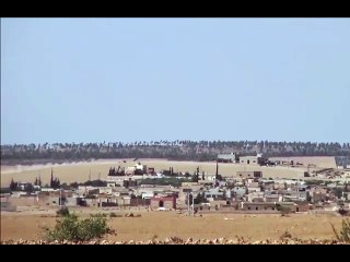 Menbic'te YPG/PKK'lılara düzenlenen bombalı saldırı anı