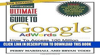 New Book Ultimate Guide to Google Ad Words: How To Access 100 Million People in 10 Minutes