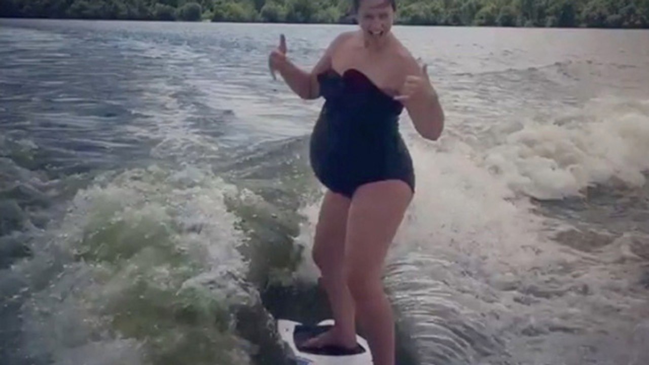 Pregnant Surfer Girl Rides A Wave Into Motherhood