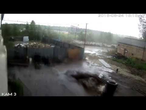 Dramatic Video Shows Tornado Ripping Buildings Apart