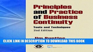 Collection Book Principles and Practice of Business Continuity: Tools and Techniques Second Edition