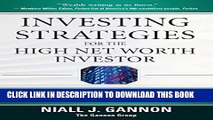 New Book Investing Strategies for the High Net-Worth Investor: Maximize Returns on Taxable