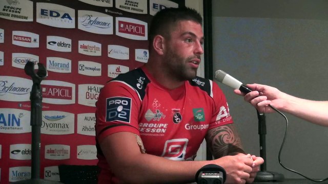 Rugby Pro D2 - Benjamin Geledan réagit après Oyonnax - Soyaux Angoulême