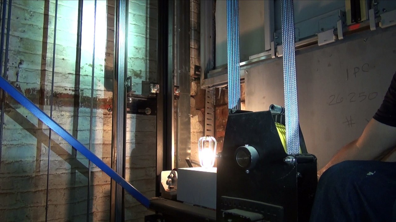 IN Depth look at a ThyssenKrupp ISIS elevator with cartop ride and pit
