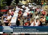 El Salvador: inhuman restos de 34 víctimas del conflicto armado