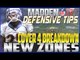 Madden NFL 17 Defensive Tips: Cover 4 | NEW ZONES BREAKDOWN!