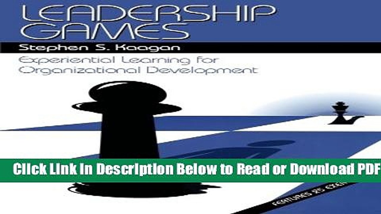 [Download] Leadership Games: Experiential Learning for Organizational Development Free Online