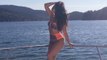 Demi Lovato Shows Off Flawless Figure In Tiny Neon Bikini
