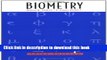Read Biometry: The Principles and Practices of Statistics in Biological Research  Ebook Free