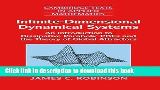 Read Infinite-Dimensional Dynamical Systems: An Introduction to Dissipative Parabolic PDEs and the
