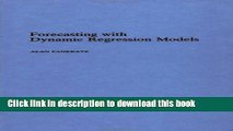 Read Forecasting with Dynamic Regression Models  PDF Online