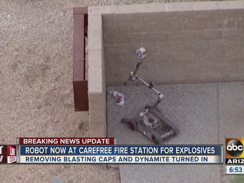 Carefree Fire Department evacuated due to possible explosives