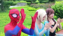 #SpiderMan VS HULK Battle w- Elsa, Anna, Deadpool, Thor vs Joker, Maleficent Prank! Superhero Funny.