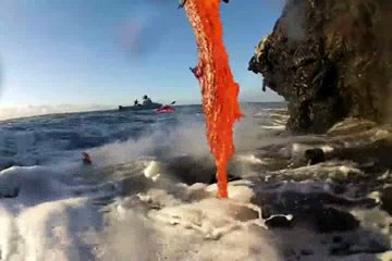 How Rare up close footage of faiyer Lava entering the BAY- [720p]