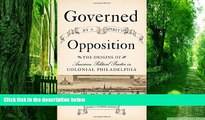 Big Deals  Governed by a Spirit of Opposition: The Origins of American Political Practice in