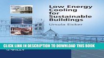 New Book Low Energy Cooling for Sustainable Buildings