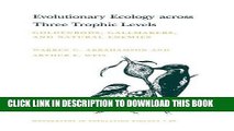 Collection Book Evolutionary Ecology across Three Trophic Levels: Goldenrods, Gallmakers, and