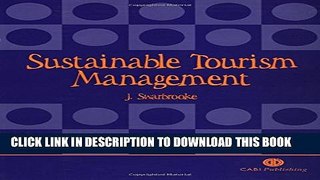 New Book Sustainable Tourism Management