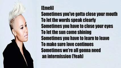 EMELI SANDE Intermission [Lyrics]