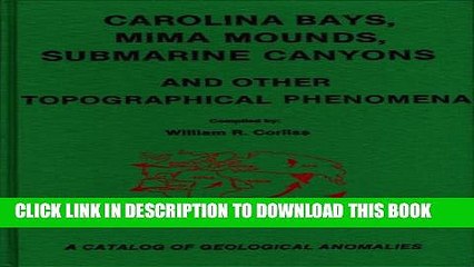 [PDF] Carolina Bays, Mima Mounds, Submarine Canyons and Other Topographical Phenomena: A Catalog