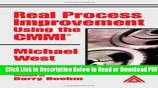 [Get] Real Process Improvement Using the CMMI Free New