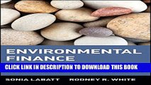 Collection Book Environmental Finance: A Guide to Environmental Risk Assessment and Financial