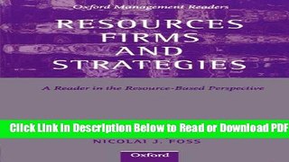 [Get] Resources, Firms, and Strategies: A Reader in the Resource-Based Perspective (Oxford