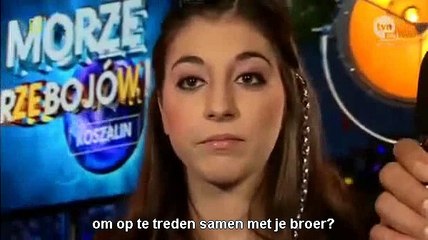 Michał en Ewa Szpak voor het optreden (NL subs)