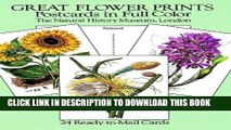 Collection Book Great Flower Prints Postcards in Full Color: 24 Ready-to-Mail Cards