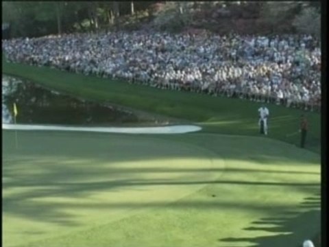 Tiger Woods - Masters shot on 16th Hole 2005