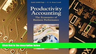 Big Deals  Productivity Accounting: The Economics of Business Performance  Best Seller Books Most