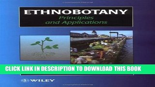 New Book Ethnobotany: Principles and Applications