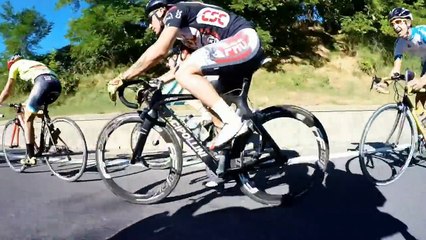 Cyclist outscored their opponents by knowing the laws of physics