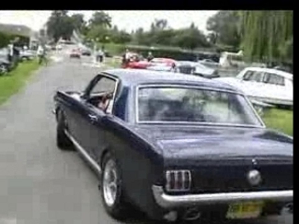 Départ Mustang 289 HP rencard Amboise