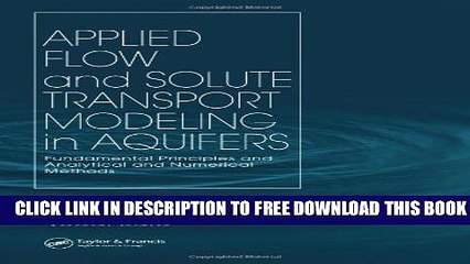 [PDF] Applied Flow and Solute Transport Modeling in Aquifers: Fundamental Principles and
