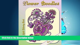 Popular Book Adult Coloring Book - Flower Doodles