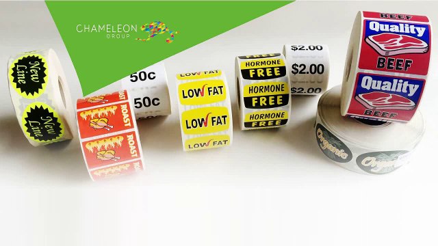 Labels & Food Label Printing Services - Chameleon Print Group - Australia