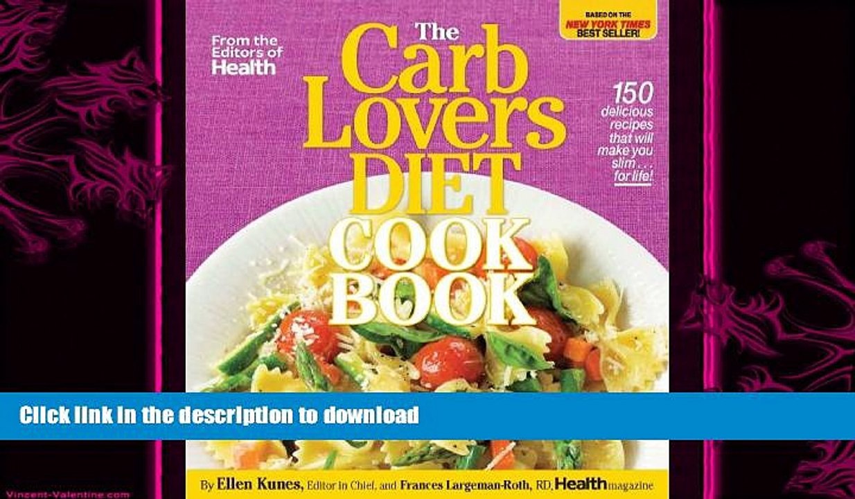 EBOOK ONLINE  The CarbLovers Diet Cookbook: 150 delicious recipes that will make you slim... for