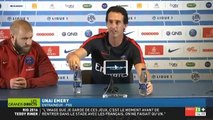 Unai Emery a une façon très particulière d'expliquer la concurrence au PSG