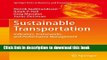 Read Sustainable Transportation: Indicators, Frameworks, and Performance Management (Springer