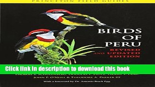 Read Birds of Peru (Princeton Field Guides)  Ebook Free