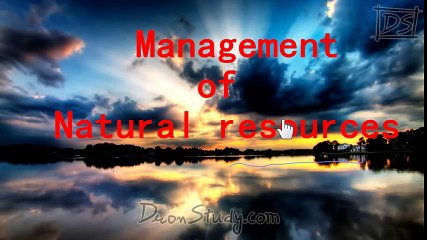 Management of Natural Resource _ CBSE Class 10 X Science