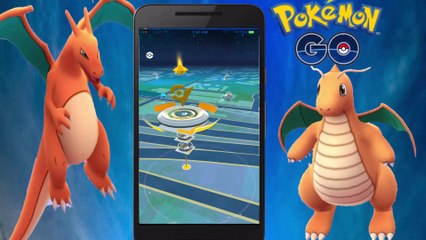 Legendary DRAGONITE CHARIZARD Final Evolution Completed w  Epic Pokemon Go Gym Battle