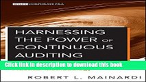 Read Harnessing the Power of Continuous Auditing: Developing and Implementing a Practical