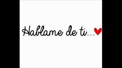 Háblame de ti (Cover)