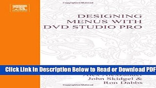 [Get] Designing Menus with DVD Studio Pro (DV Expert Series) Popular New