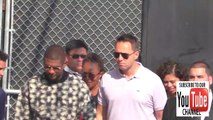 Usher arrives to Jimmy Kimmel Live
